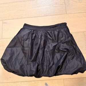 H&M Black Bubble Hem Skirt - Women